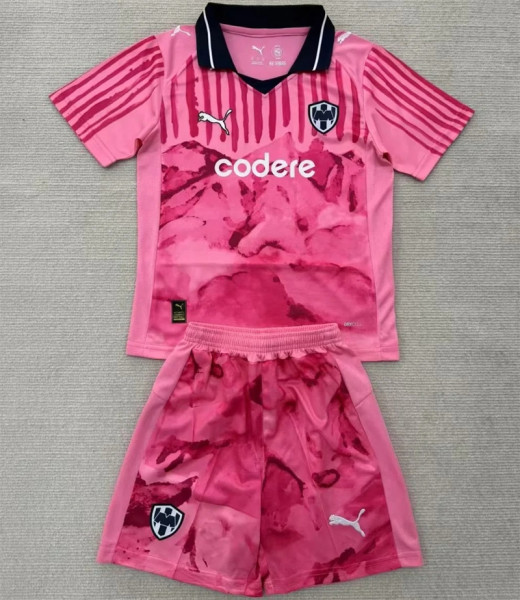 Kids kit 25-26 CF Monterrey (Goalkeeper) Thailand Quality