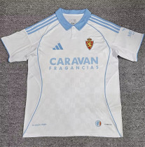 25-26 Real Zaragoza home Fans Version Thailand Quality