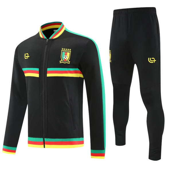 25-26 Cameroun (black) Jacket Adult Sweater tracksuit set