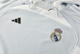 25-26 Real Madrid (white) Jacket and cap set training suit Thailand Qualit