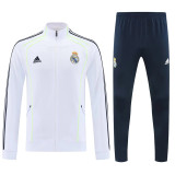 25-26 Real Madrid (white) Jacket Adult Sweater tracksuit set