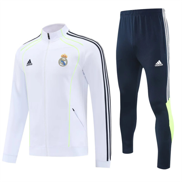 25-26 Real Madrid (white) Jacket Adult Sweater tracksuit set