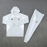 25-26 Real Madrid (white) Jacket and cap set training suit Thailand Qualit