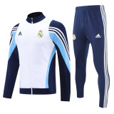 25-26 Real Madrid (white) Jacket Adult Sweater tracksuit set