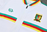 25-26 Cameroun (white) Jacket Adult Sweater tracksuit set