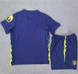 25-26 Atletico Madrid Away Set.Jersey & Short High Quality