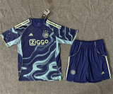 25-26 Ajax Away Set.Jersey & Short High Quality