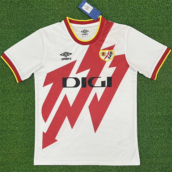25-26 Rayo Vallecano home Fans Version Thailand Quality
