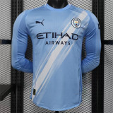 Long sleeve 25-26 Manchester City home Player Version Thailand Quality