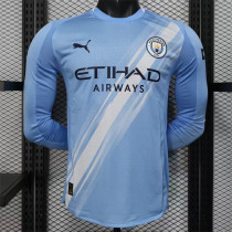 Long sleeve 25-26 Manchester City home Player Version Thailand Quality