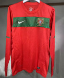 Long sleeve 2010 Portugal home (Player Version) Retro Jersey Thailand Quality