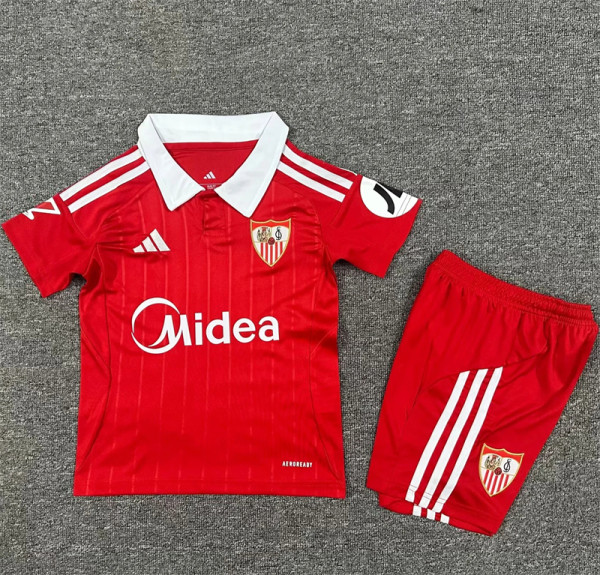 Kids kit 25-26 Sevilla FC Away Thailand Quality