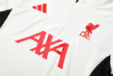 25-26 Liverpool (white) Adult Sweater tracksuit set