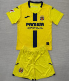 25-26 Villarreal home Set.Jersey & Short High Quality