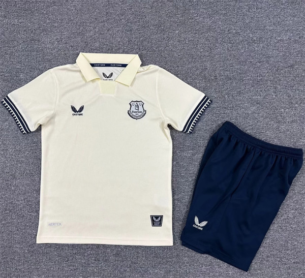 Kids kit 25-26 Everton Away Thailand Quality