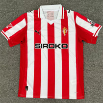 25-26 Sporting Gijón home Fans Version Thailand Quality