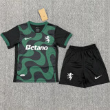Kids kit 25-26 Sporting Lisbon Third Away Thailand Quality