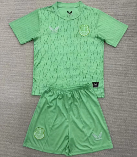 Kids kit 25-26 Everton (Goalkeeper) Thailand Quality