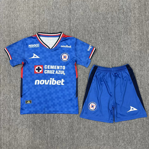 Kids kit 25-26 Cruz Azul home Thailand Quality