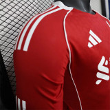 Long sleeve 25-26 Liverpool home Player Version Thailand Quality