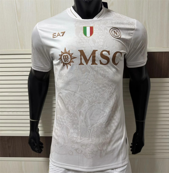 25-26 SSC Napoli Away Player Version Thailand Quality