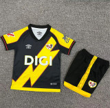 Kids kit 25-26 Rayo Vallecano Third Away Thailand Quality