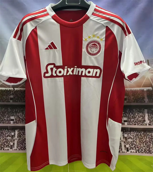 25-26 Olympiacos home Fans Version Thailand Quality