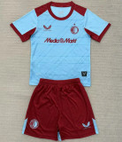 25-26 Feyenoord Rotterdam Third Away Set.Jersey & Short High Quality