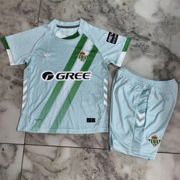 Kids kit 25-26 Real Betis Away Thailand Quality