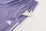 25-26 Manchester United (Purple) Jacket Adult Sweater tracksuit set