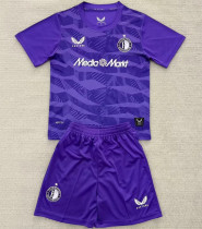 Kids kit 25-26 Feyenoord Rotterdam (Goalkeeper) Thailand Quality