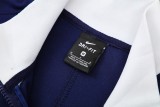 25-26 Tott (royal blue) Jacket  Adult Sweater tracksuit set