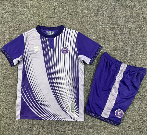 Kids kit 25-26 Sheffield FC Third Away Thailand Quality