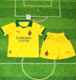 Kids kit 25-26 AC Milan Away Thailand Quality