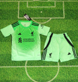 Kids kit 25-26 Liverpool (Goalkeeper) Thailand Quality