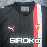 25-26 Sporting Gijón Away Fans Version Thailand Quality