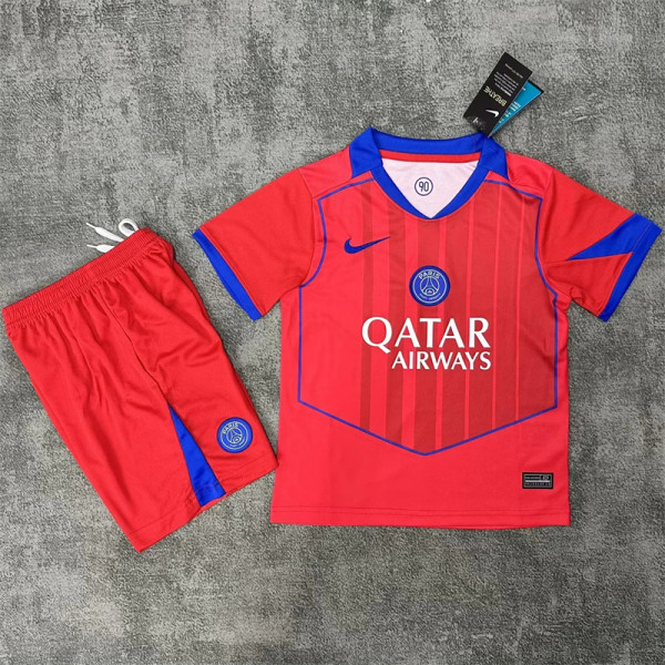 Kids kit 25-26 Paris Saint-Germain Third Away Thailand Quality