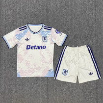 Kids kit 25-26 Aston Villa Third Away Thailand Quality