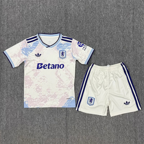 Kids kit 25-26 Aston Villa Third Away Thailand Quality
