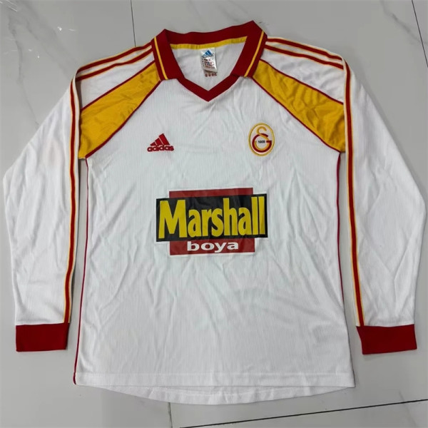 Long sleeve 99-00 Galatasaray Away Retro Jersey Thailand Quality