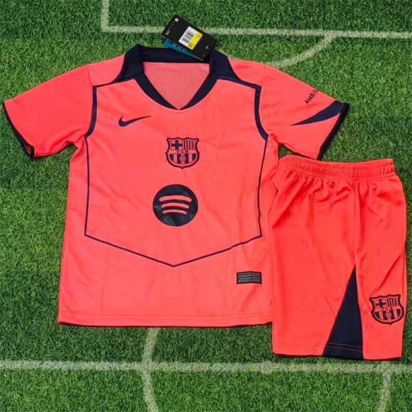 Kids kit 25-26 FC Barcelona Third Away Thailand Quality