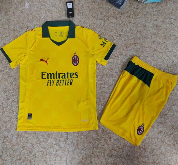 25-26 AC Milan Third Away Set.Jersey & Short High Quality