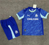 Kids kit 25-26 Marseille Away Thailand Quality