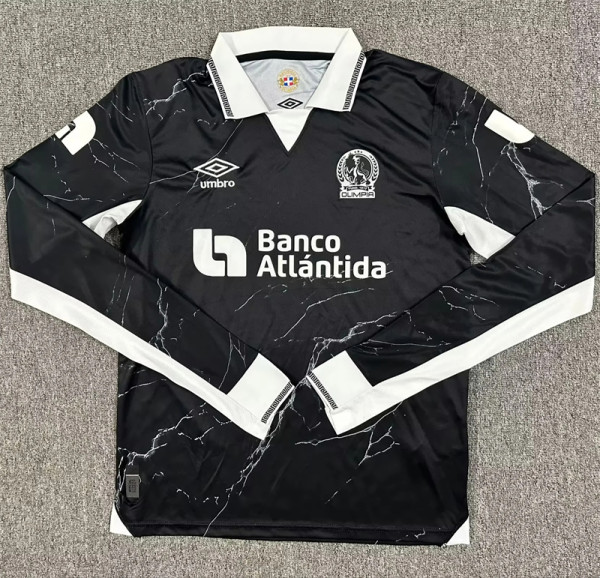 25-26 CD Olimpia Third Away Long sleeve Thailand Quality