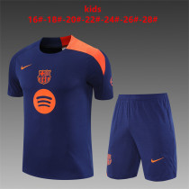 Kids kit 25-26 FC Barcelona (Training clothes) Thailand Quality