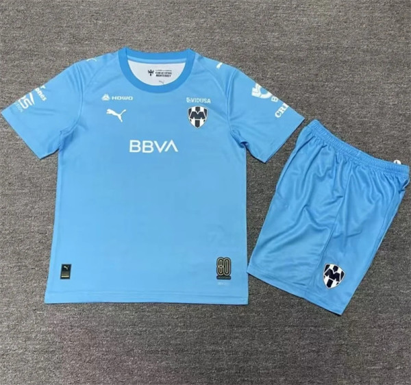 Kids kit 25-26 CF Monterrey (Goalkeeper) Thailand Quality