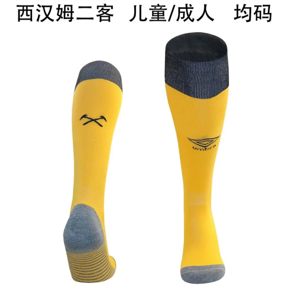 25-26 West Ham United Third Away Soccer Socks
