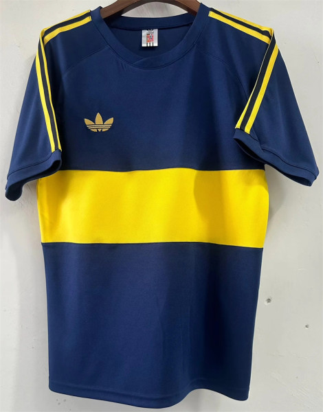 1981 CA Boca Juniors home Retro Version Thailand Quality