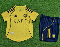 Player Version Kids kit 25-26 Al-Nassr FC home Thailand Quality