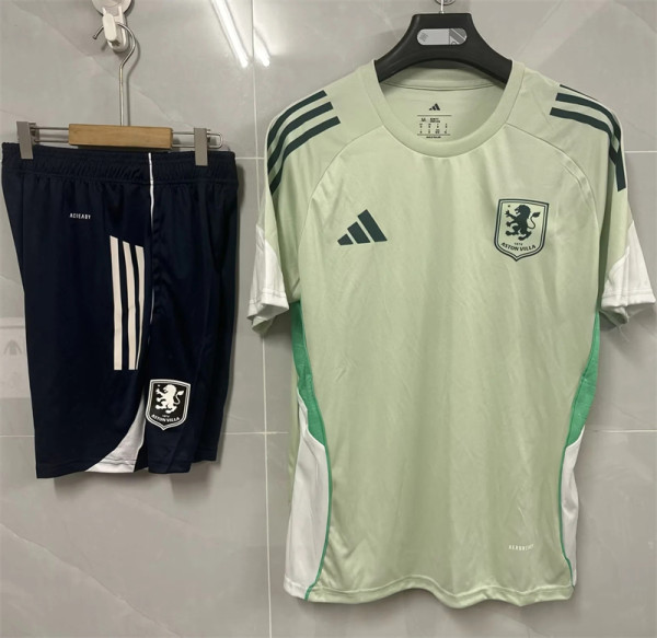 25-26 Aston Villa (Training clothes) Set.Jersey & Short High Quality